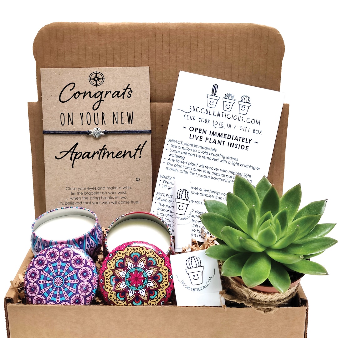 Congratulations New Apartment Gift, Housewarming Gift for Him, New ...