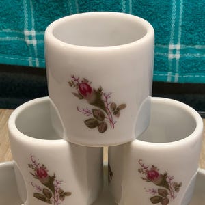 Servilleteros de porcelana fina Royal Rose (juego de 6)