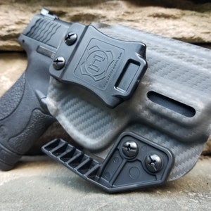 S&W Shield [nerd] IWB SLICC Holster Carbon Fiber Grey