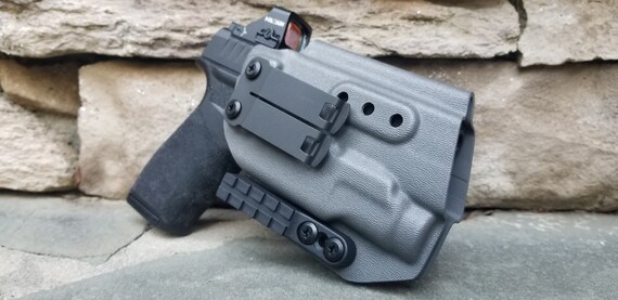 Black Scorpion IWB Tuckable Holster For Springfield Hellcat Pro W/ Streamlight TLR-7A – Kydex, Right-Hand