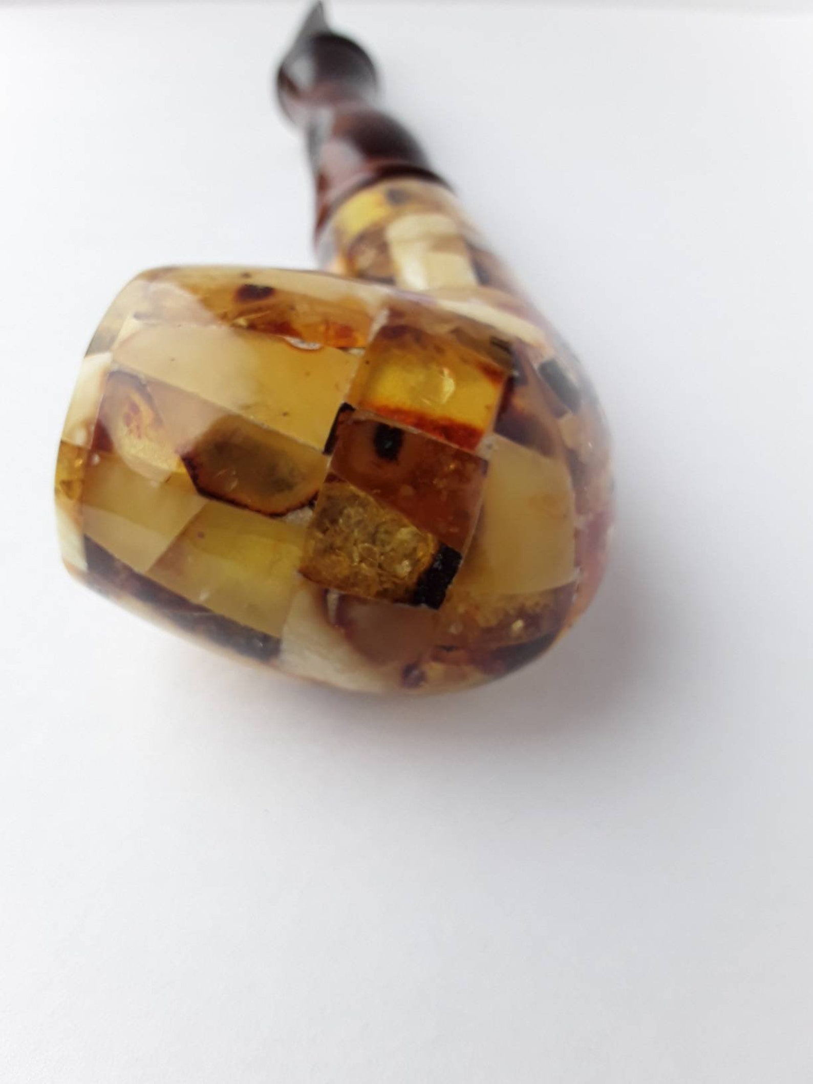 Tobacco smoking amber pipe Handmade amber pipe for smoking Etsy