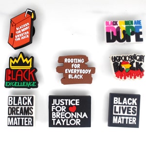 Black Culture Shoe Charms
