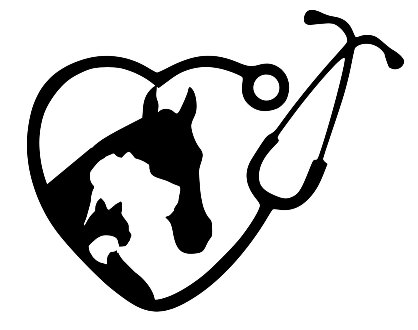 Veterinary Student Vinyl Decal Vet Student Animal Silhouette Etsy