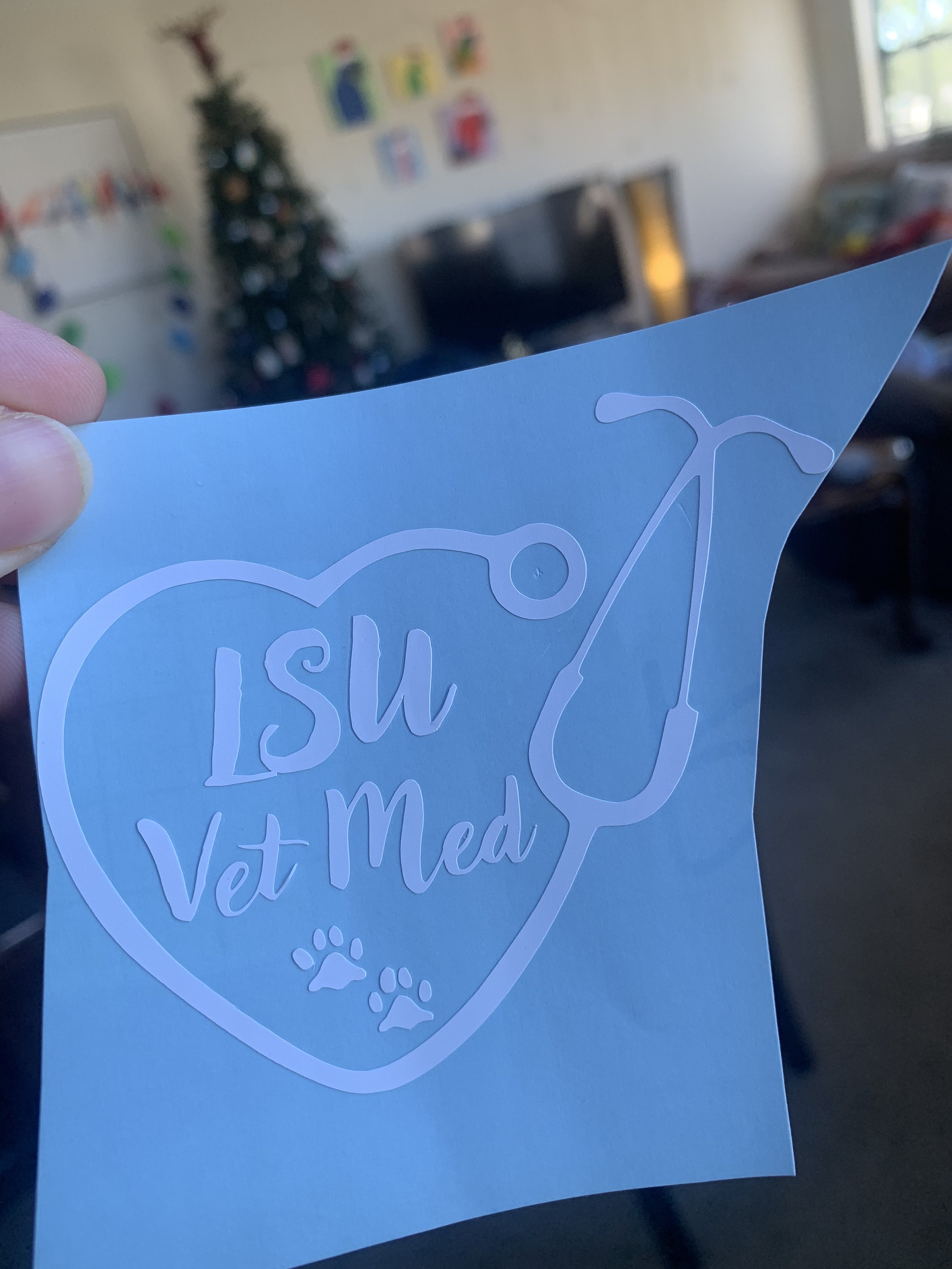 Custom Veterinary Student Vinyl Decal Vet Student Etsy New Zealand