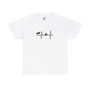 Veterinär-EKG-Baumwoll-T-Shirt Veterinär-Studenten-Shirt