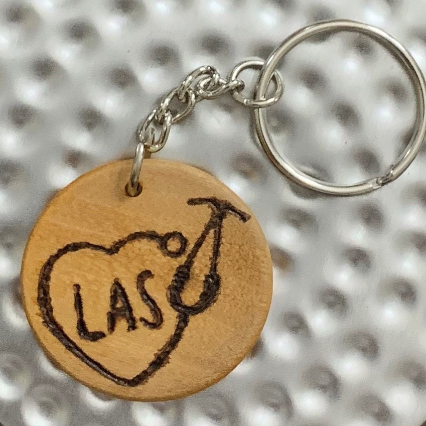 Heart Stethoscope Keychain Customizable Personalized Vet Etsy UK