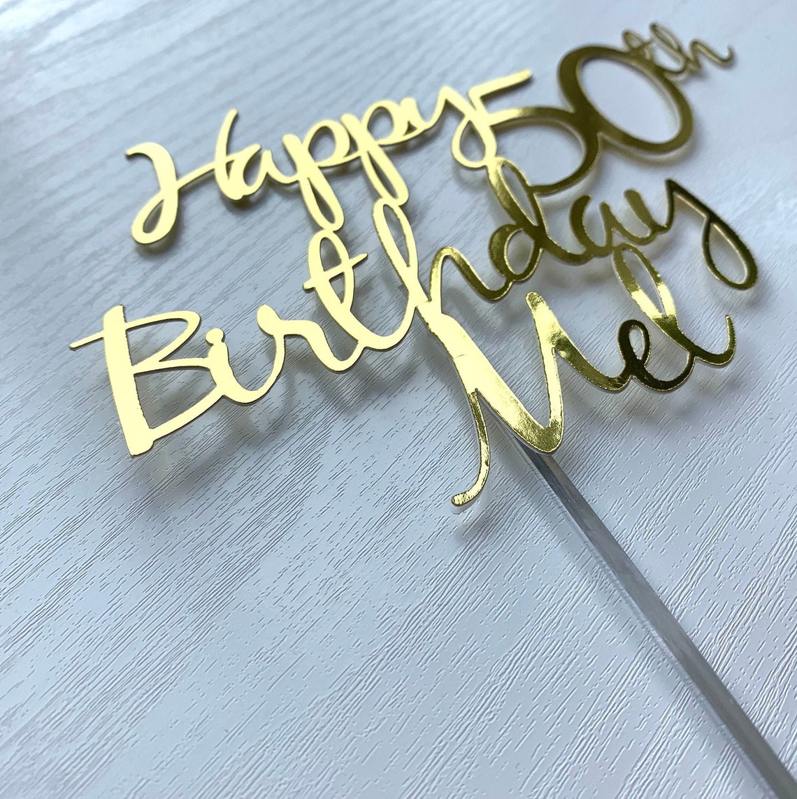 Personalised Cake Toppers / Personalised Toppers / Etsy