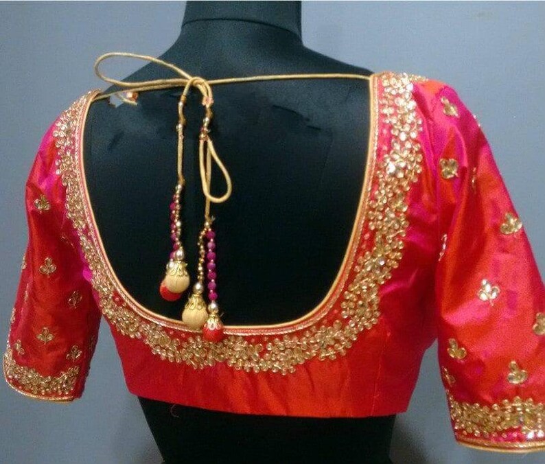 kundan work blouse online shopping