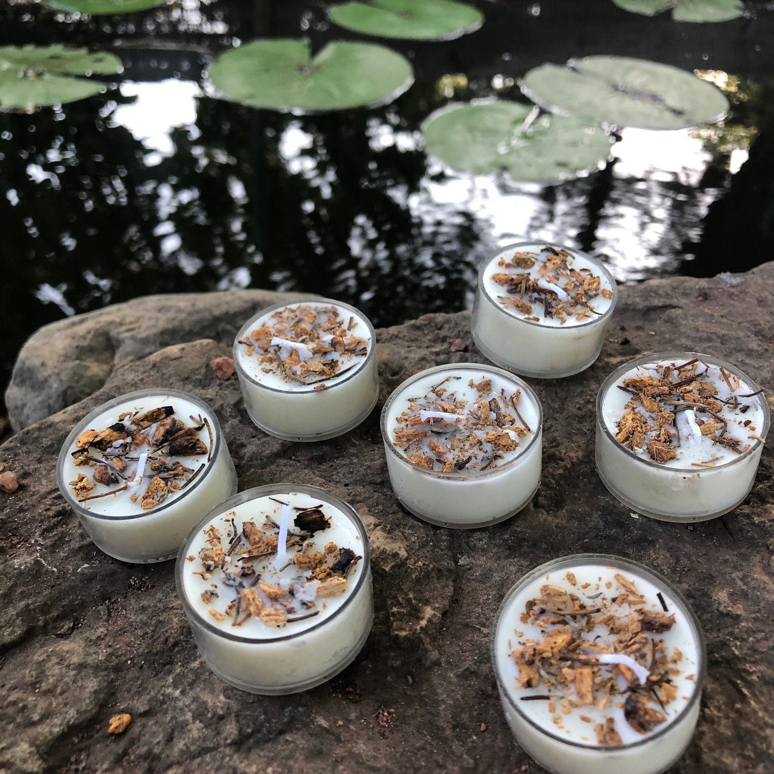 Palo Santo Tea Light Candles Holy Wood Aromatherapy Candle Etsy