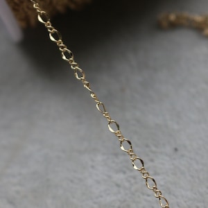 14K Gold Plated Twist Cable Chain, Necklace Chain, Sweater Chain