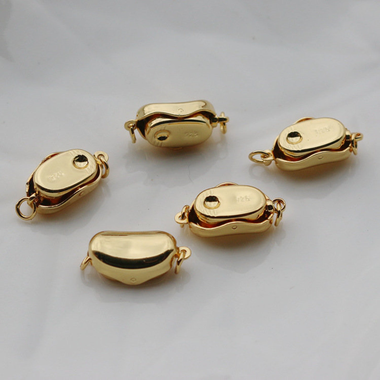 18K Gold Plated Brass Bar Clasp Bracelet clasp Clasp for Etsy