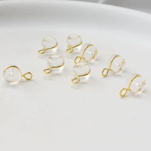 20pcs Gold Earring Stoppers: Silicone Rubber Earring Backs