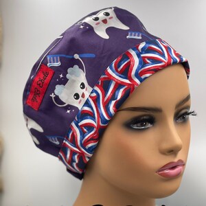 Dentistry: it’s like pulling teeth !!! Snazzy Dental scrub caps. The Tooth fairy has style.