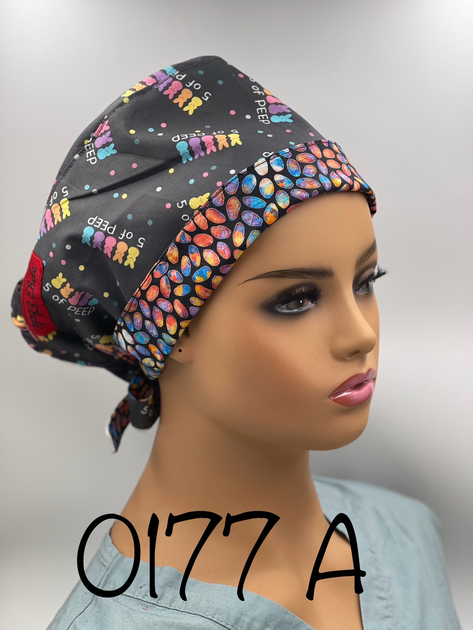 Anesthesia scrub caps stat: Different fabrics Snazzy scrub cap. Size Regular or short hair. Tie back caps . Best selling cap.