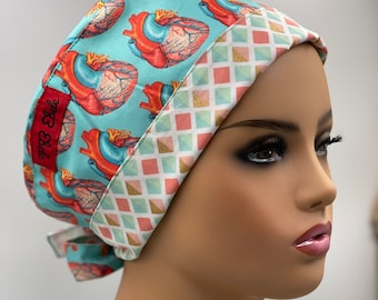 Ataque cardíaco, corazones anatómicos, alerta de cateterismo cardíaco. Gorros quirúrgicos para el corazón y sus vasos sanguíneos. Gorros quirúrgicos para STEMI/NSTEMI/IR. Tamaño de cabello normal/corto