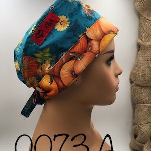 Fall in love with Fall. Scrub caps.Regular size.