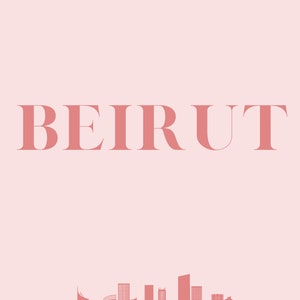 Beirut, Lebanon Downloadable Wall Art