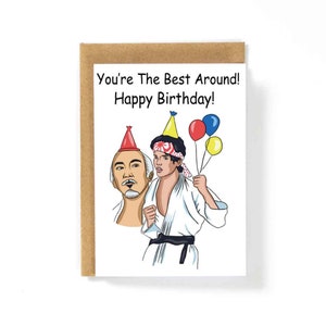 Karate Kid Cobra Kai Happy Birthday Kaart