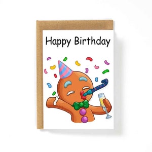 Gingy Shrek Happy Birthday Karte