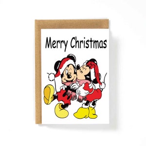 Joyeux Noël Mickey Card
