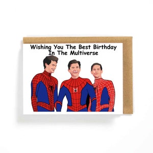 Spider-Man Multiverse Kartka urodzinowa z okazji urodzin
