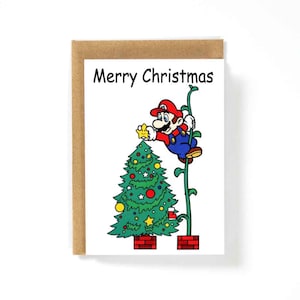 Cartolina di Buon Natale di Super Mario