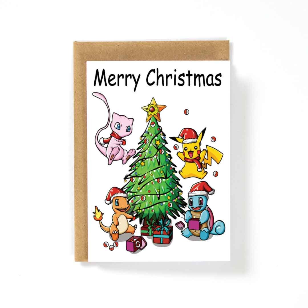 Pokemon Merry Christmas Card Pokemon Merry Christmas Card