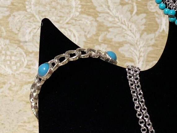 Faux Turquoise Jewelry Set - image 4