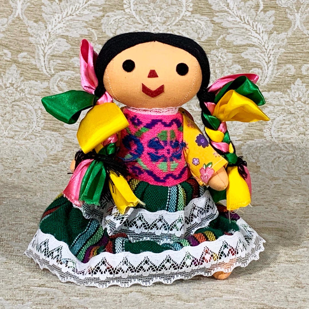 Mexican Folk Art Vintage Handmade Doll #2 - Etsy