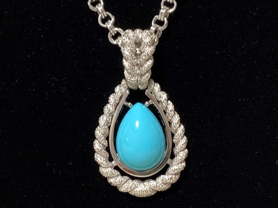 Faux Turquoise Jewelry Set - image 2