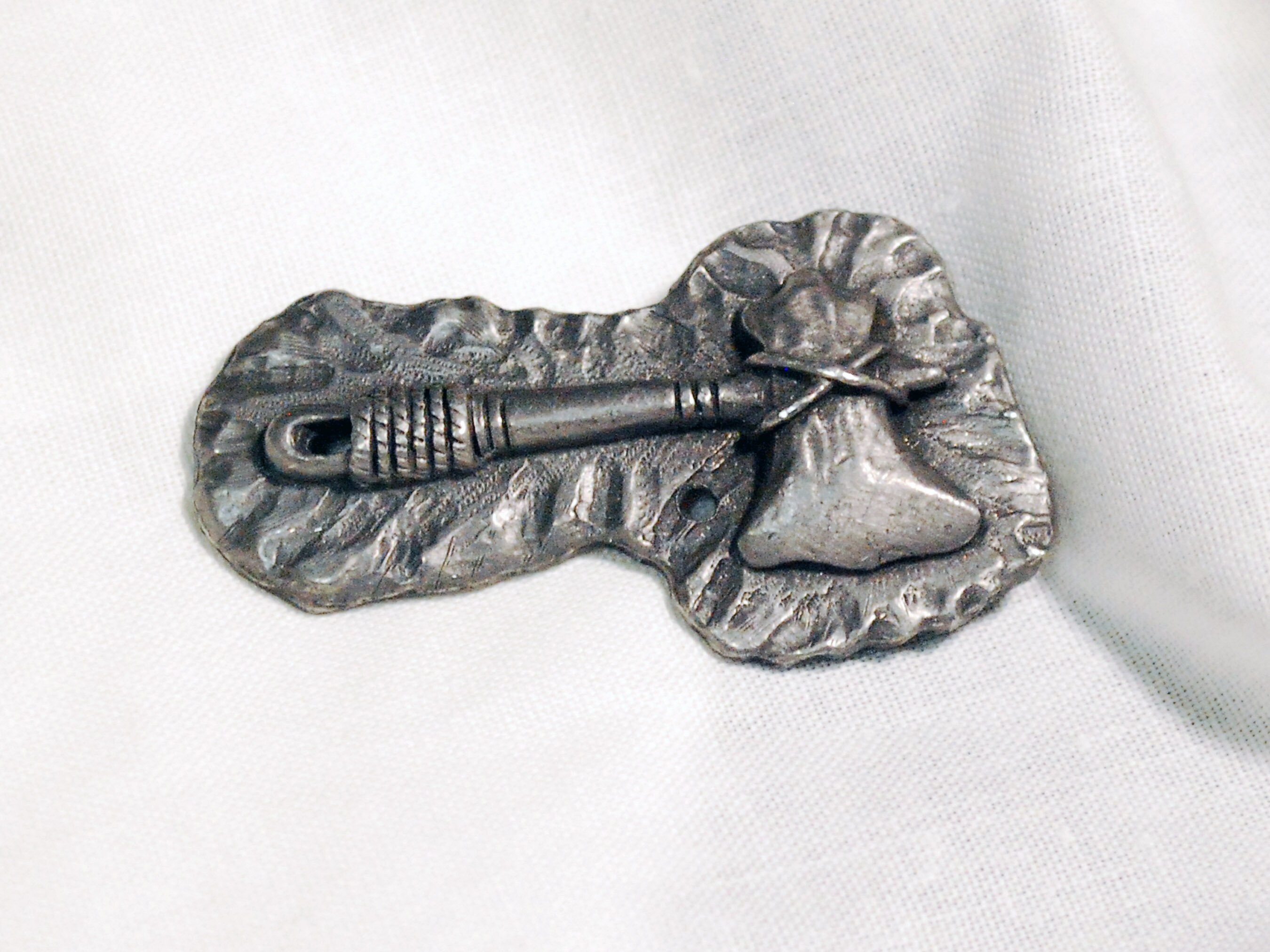 Boîte à Bijoux Tortue En Pewter Avec Boucles D'oreilles - Torino - Occasion - Métal Argenté
