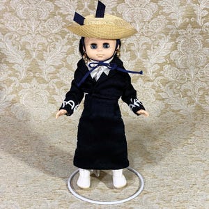 Vintage Sleepy Eye Doll in Dressed in Black