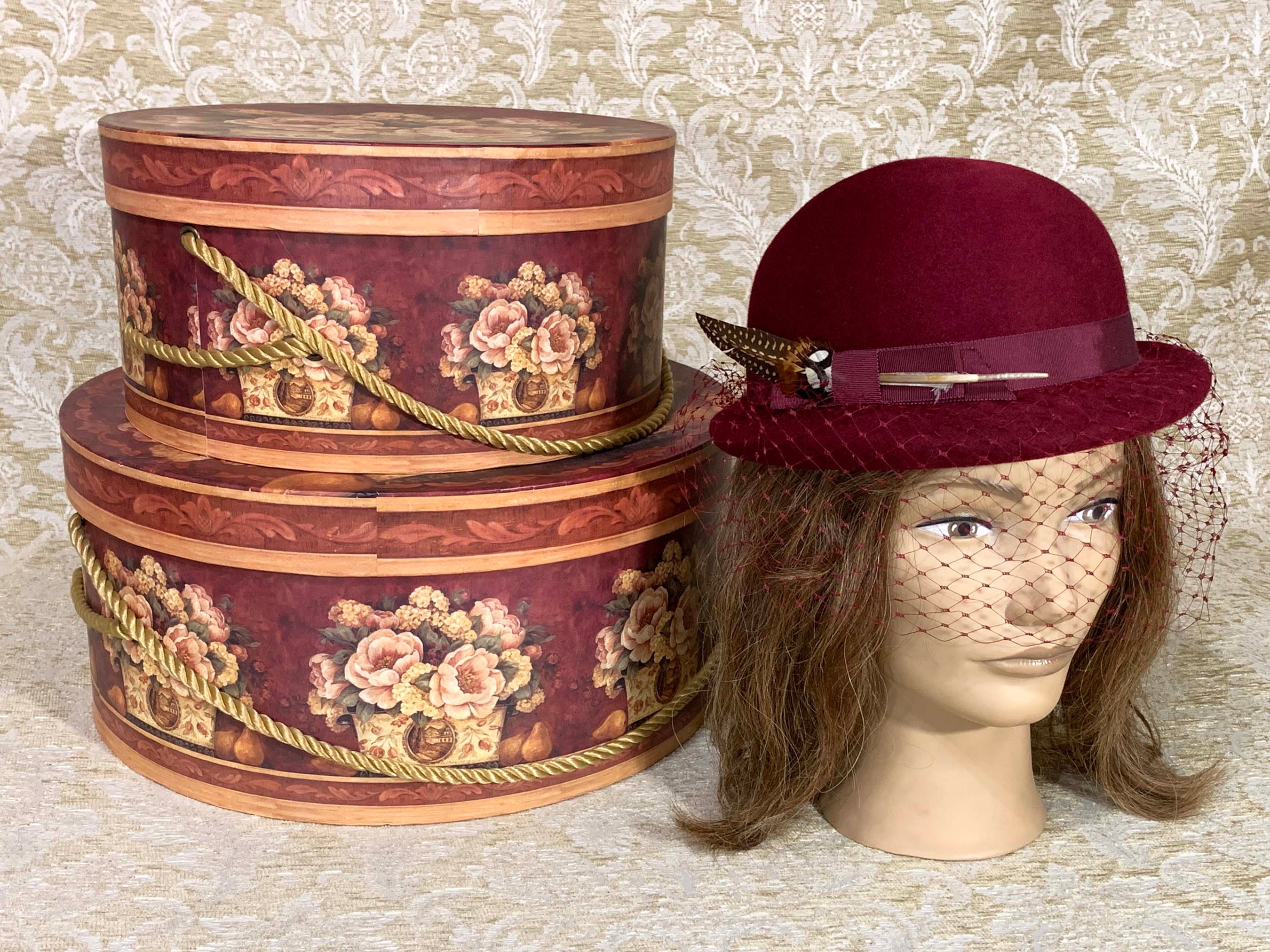Ladies hat boxes sale