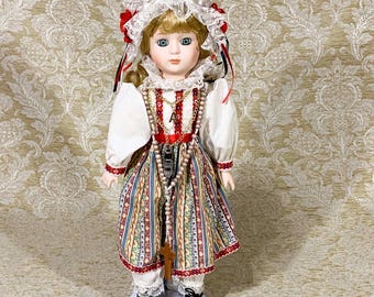 Vintage Commemorative Ellis Island Musical Doll #2