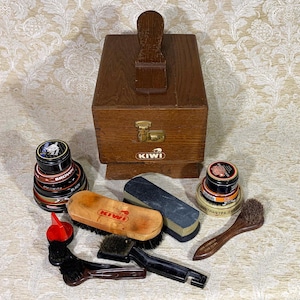Kiwi Shoe Shine Box - Etsy