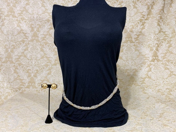 Lane Bryant Blue Belt CHUNKY BUCKLE VERSATILE BELT F 1143 | LaneBryant main image 3