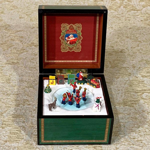 Christmas Music Boxes Etsy