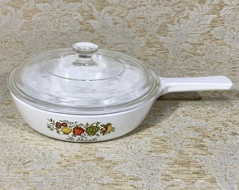 Corning Ware Le Persil “Spice of Life” Sauce Pan with Lid.