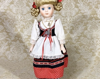 Vintage Commemorative Ellis Island Musical Doll #1