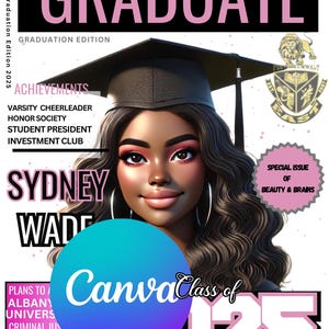 2025 GRADUATION MAGAZINE COVER Canva