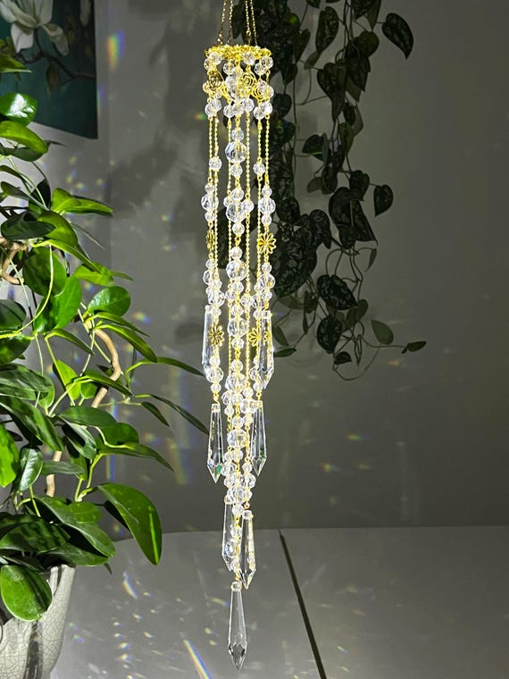 ヴィンテージ！シリア「ガラスサンキャッチャー」大きな首飾 ヴィンテージ！シリア「ガラスサンキャッチャー」大きな首飾