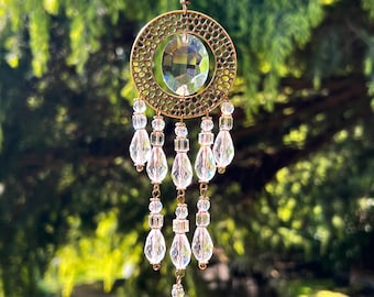 Einzigartiger Kristall Sonnenfänger - Fensterdekoration zum Aufhängen mit Sun Catcher Kristallen, funkelndem Kristalldekor