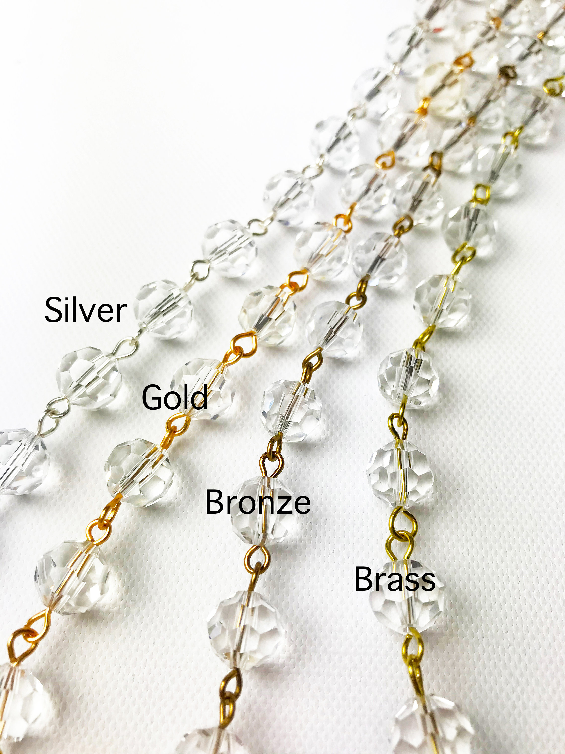 6-set Crystal Decorative Drops for Chandeliers, Candelabras, Manzanita ...
