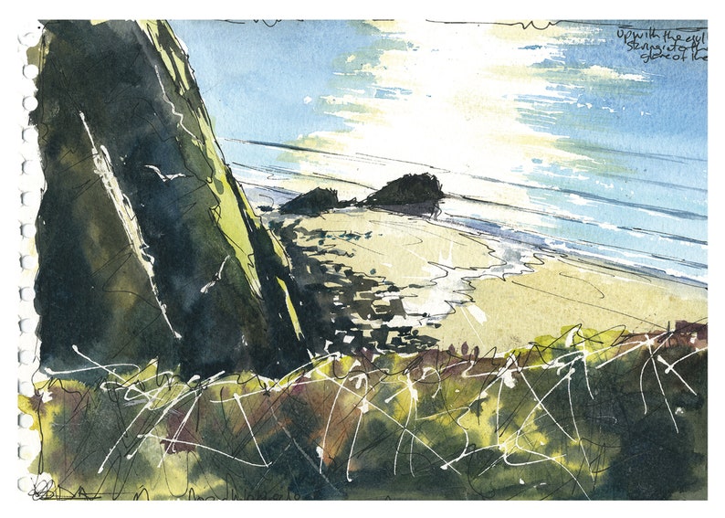 Sketchbook Postcard Print