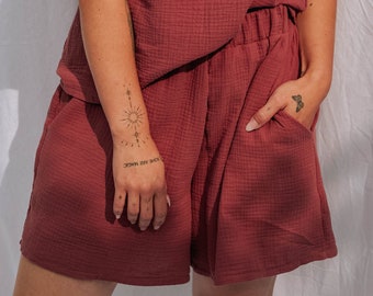 Shorts HILDA cranberry