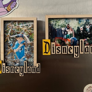 Disneyland Sign Photo Frame Magnet Bild 1