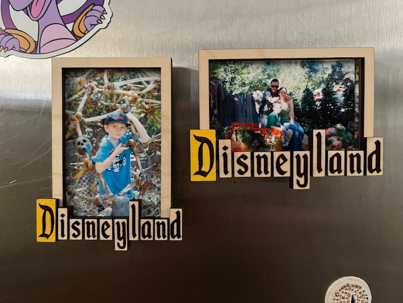 Disneyland Sign Photo Frame Magnet image 1