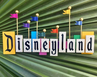 Vintage Disneyland Entrance Sign 12”
