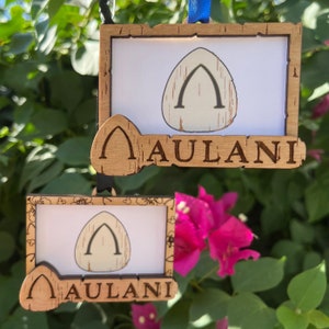 Disneys Aulani Inspired Photo Frame Ornament with Personalization Option
