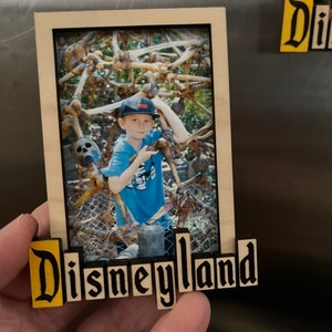 Disneyland Sign Photo Frame Magnet Bild 2